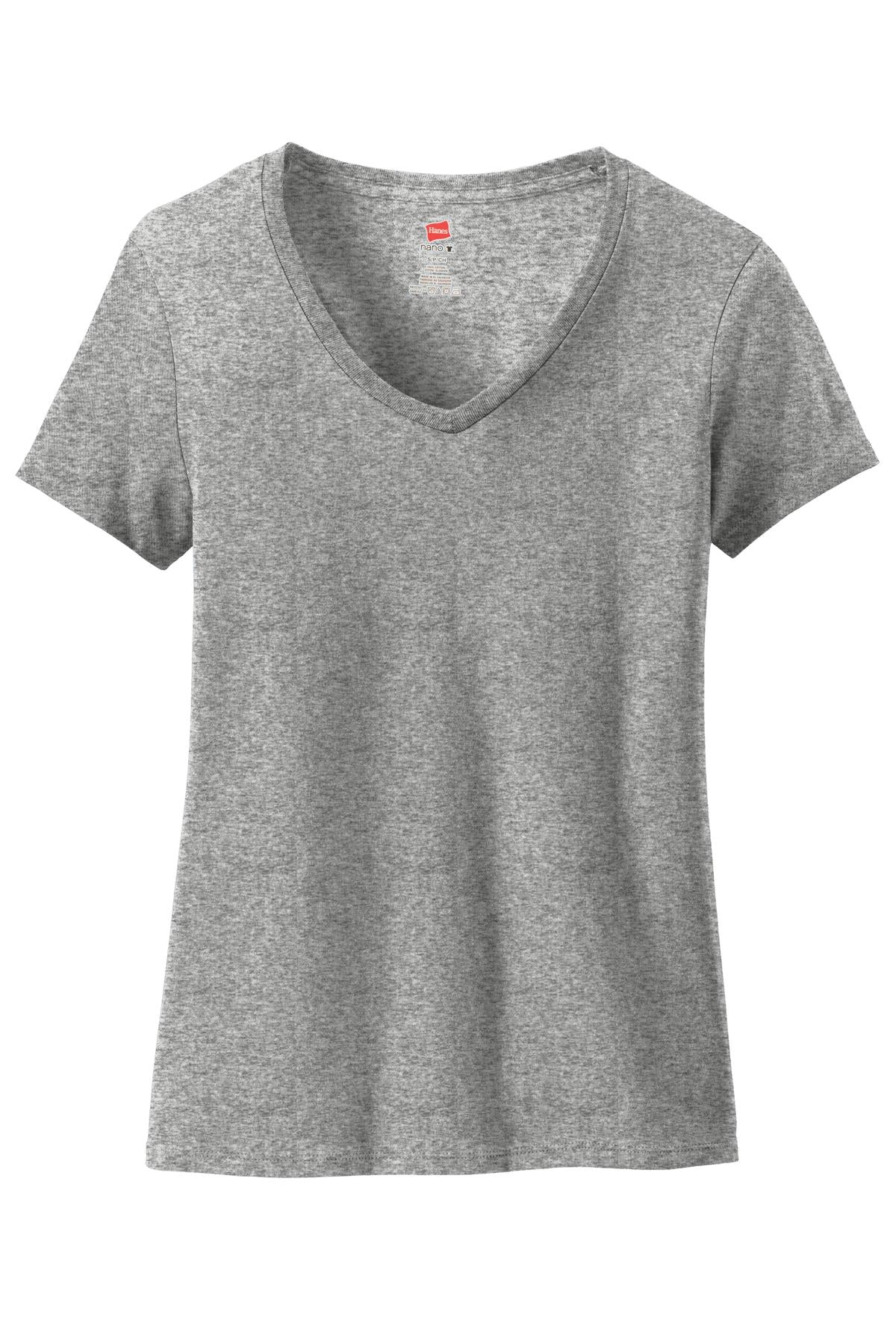 Hanes Women's Perfect-T Cotton V-Neck T-Shirt. S04V