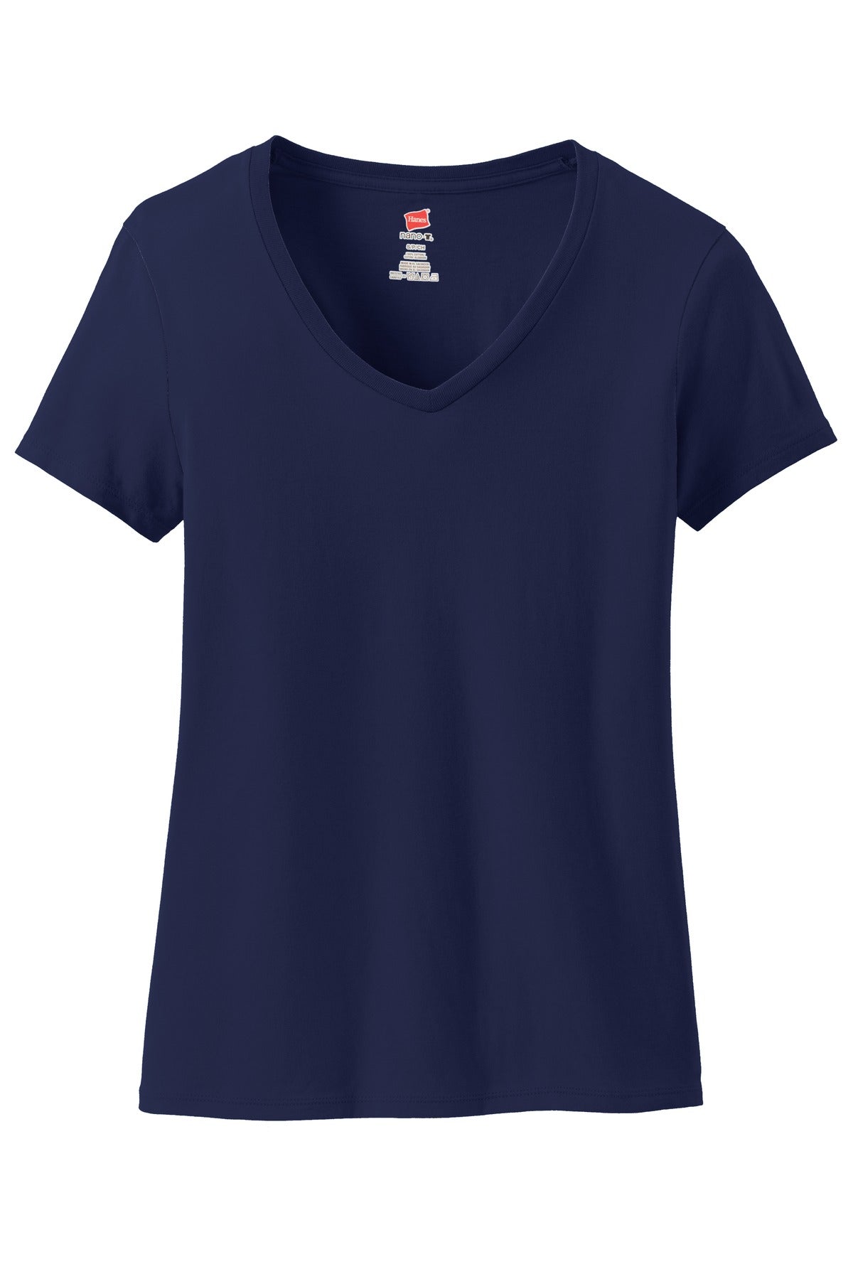 Hanes Women's Perfect-T Cotton V-Neck T-Shirt. S04V
