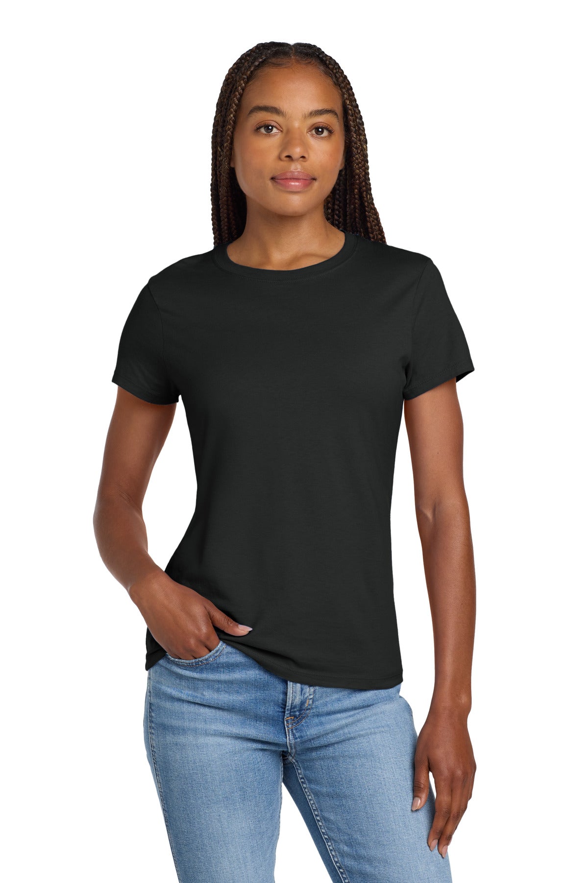 Hanes Women's Perfect-T Cotton T-Shirt. SL04