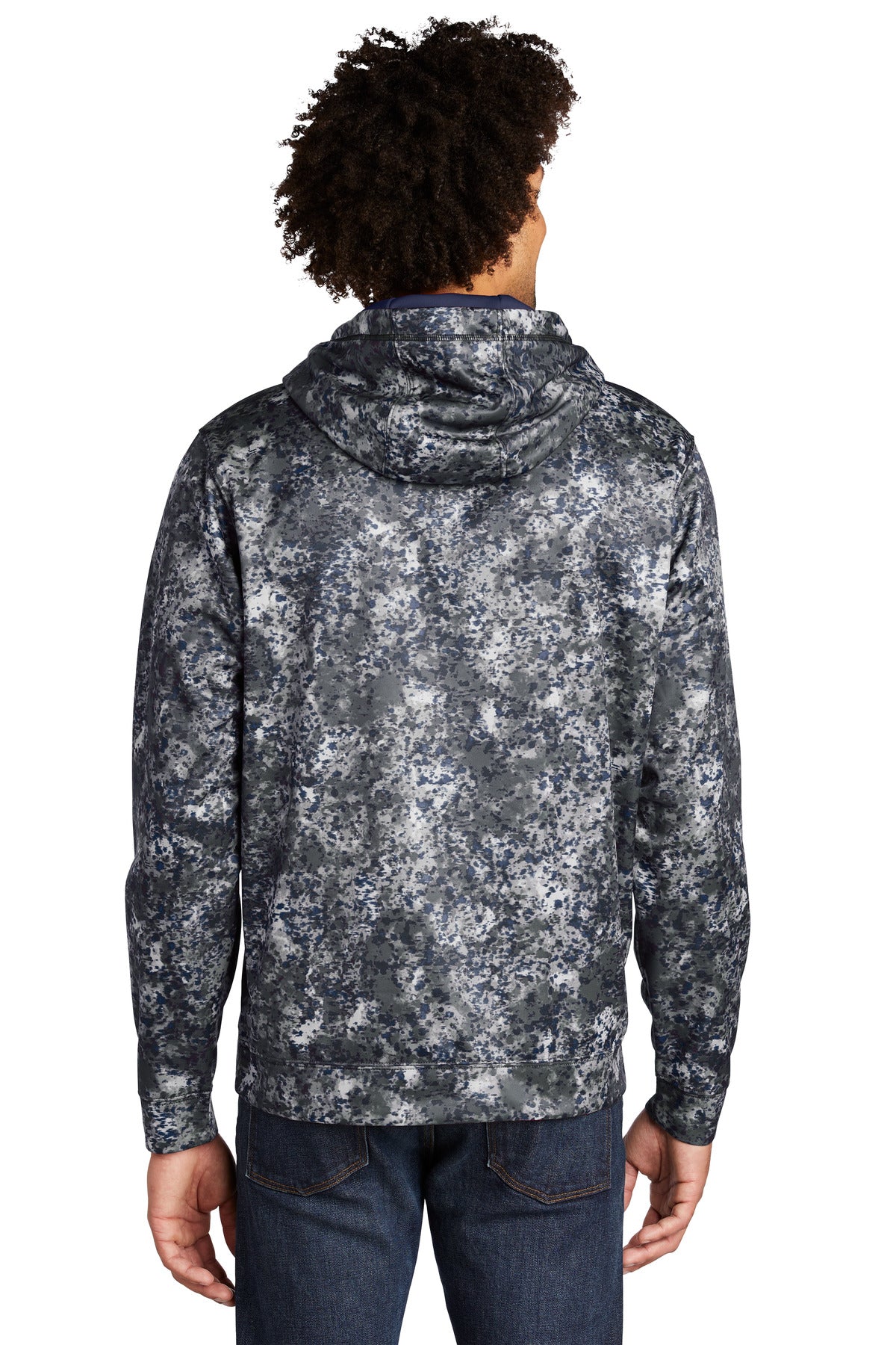 Custom Embroidered Sport-Tek Sport-Wick Mineral Freeze Fleece Hooded Pullover. ST230,True Navy