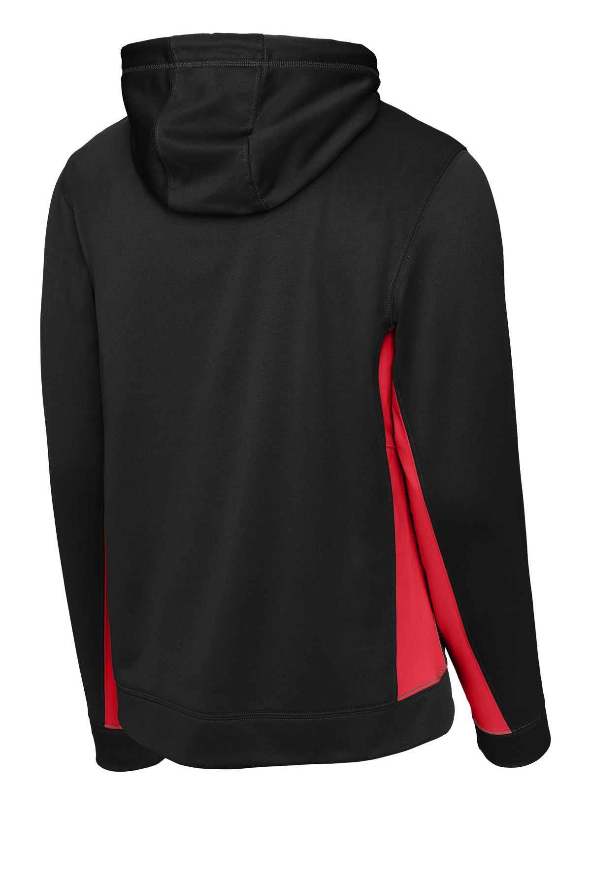 Sport-Tek Sport-Wick Fleece Colorblock Hooded Pullover. ST235