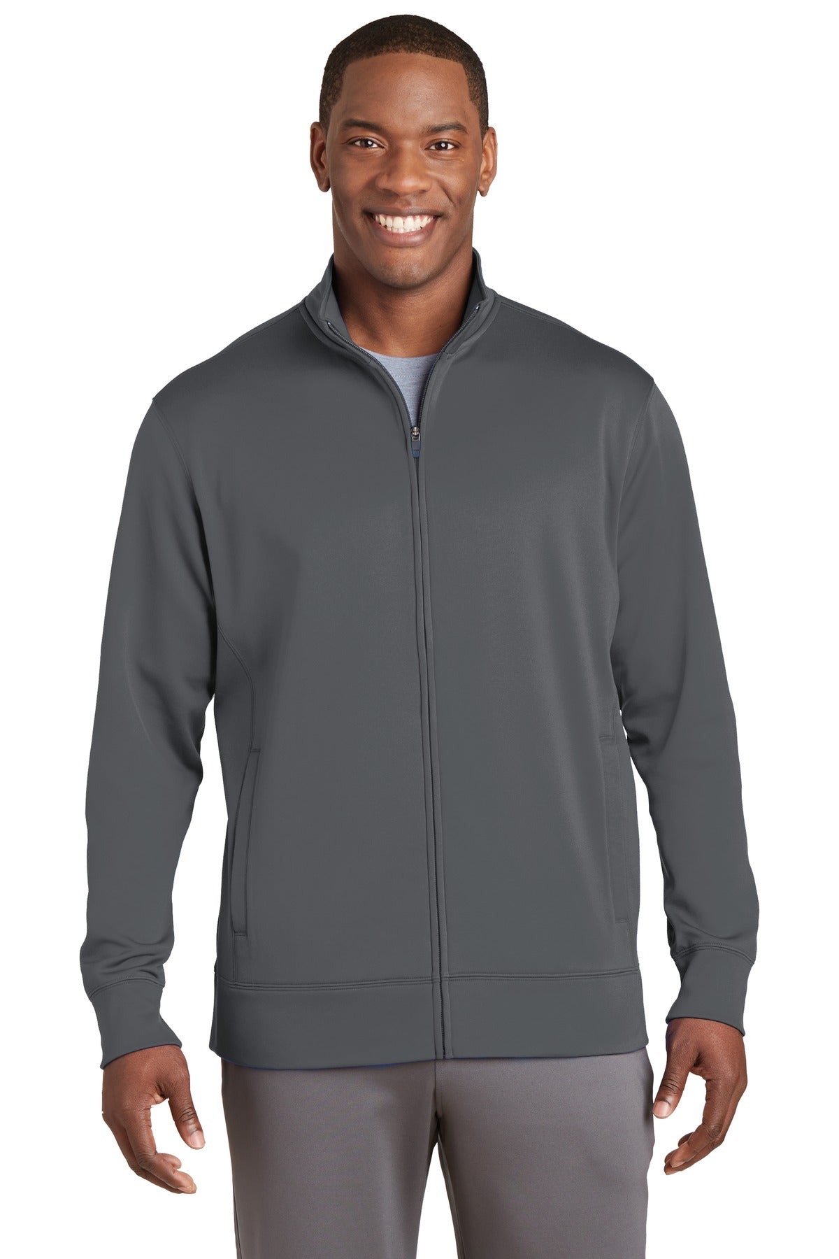 Sport-Tek Sport-Wick Fleece Full-Zip Jacket. ST241