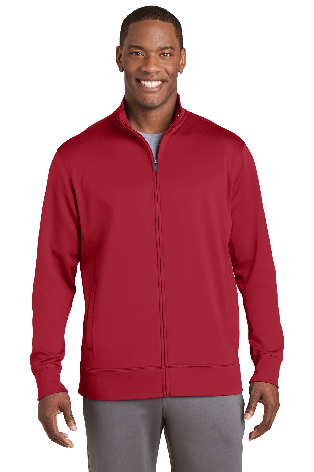 Sport-Tek Sport-Wick Fleece Full-Zip Jacket. ST241