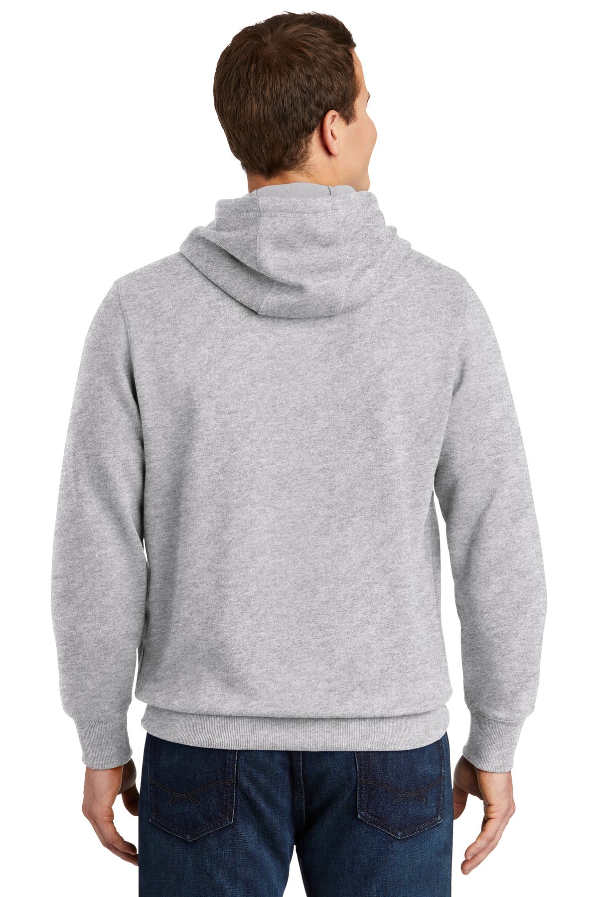 Custom Embroidered Sport-Tek Pullover Hooded Sweatshirt. ST254,Athletic Heather