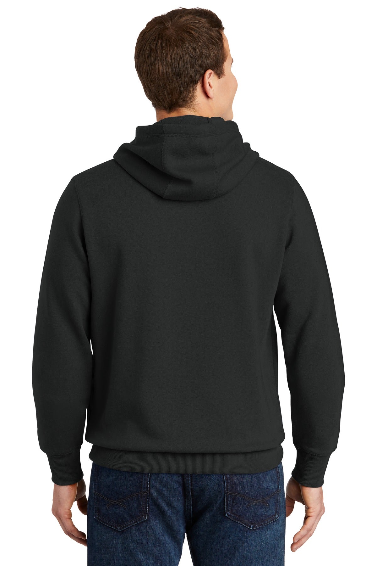 Custom Embroidered Sport-Tek Pullover Hooded Sweatshirt. ST254,Black