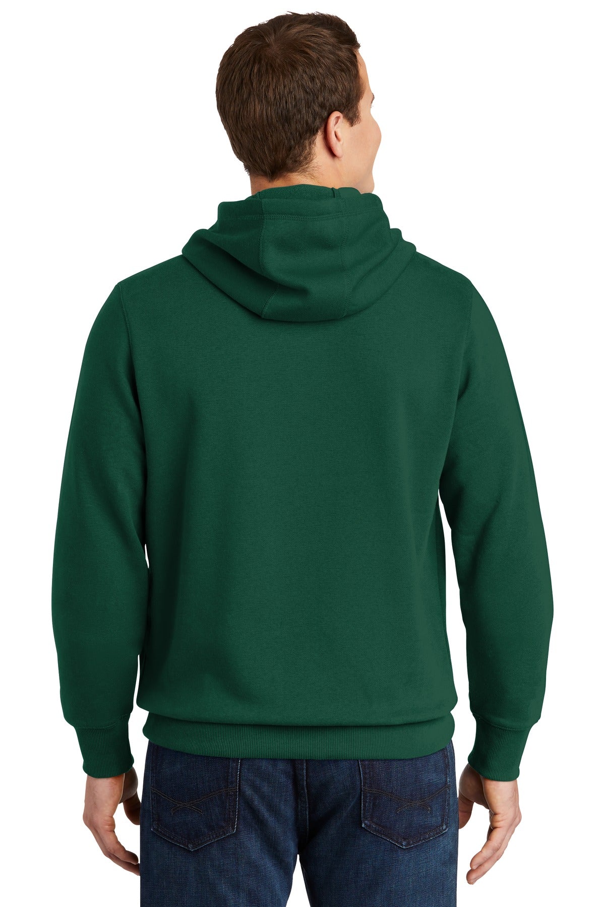 Custom Embroidered Sport-Tek Pullover Hooded Sweatshirt. ST254,Forest Green