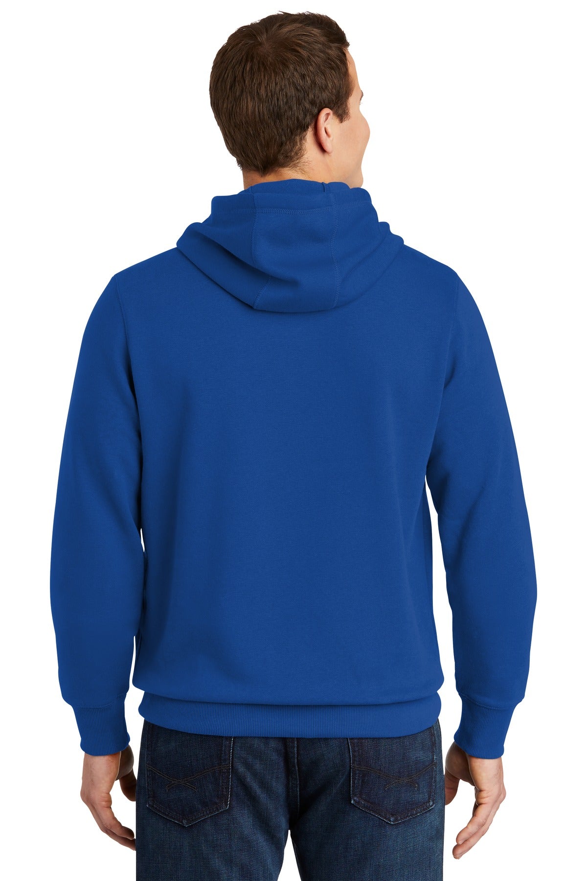 Custom Embroidered Sport-Tek Pullover Hooded Sweatshirt. ST254,True Royal