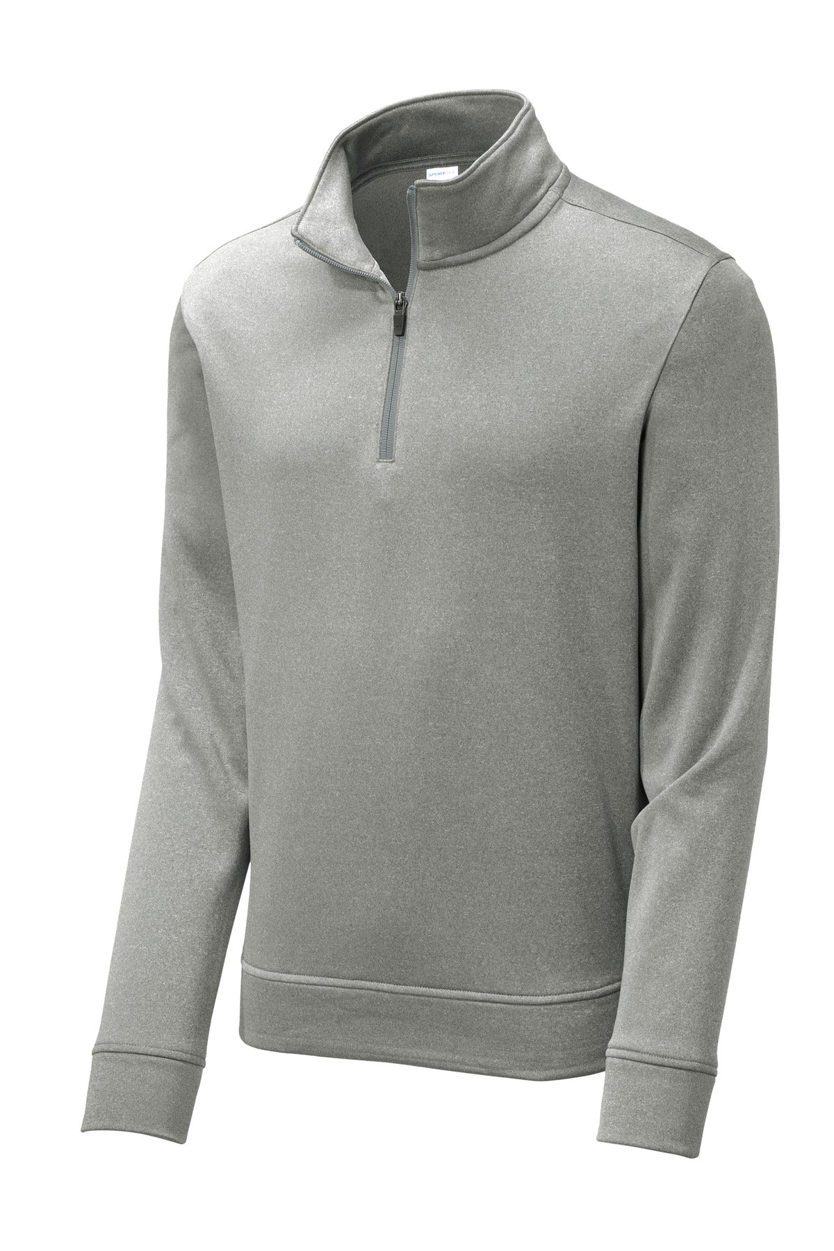 Sport-Tek PosiCharge Sport-Wick Heather Fleece 1/4-Zip Pullover. ST263