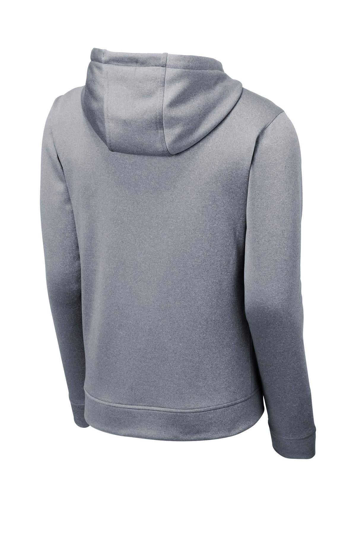Sport-Tek PosiCharge Sport-Wick Heather Fleece Hooded Pullover. ST264