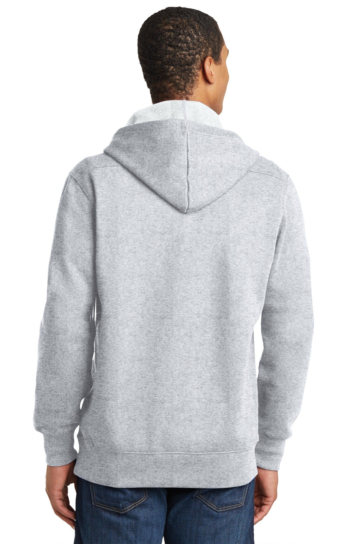Custom Embroidered Sport-Tek Lace Up Pullover Hooded Sweatshirt. ST271,Athletic Heather