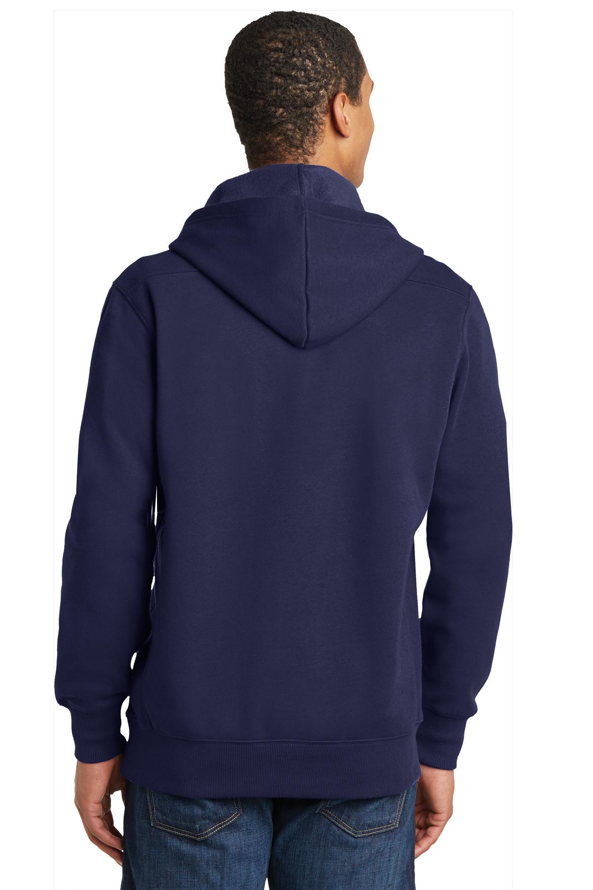 Custom Embroidered Sport-Tek Lace Up Pullover Hooded Sweatshirt. ST271,True Navy