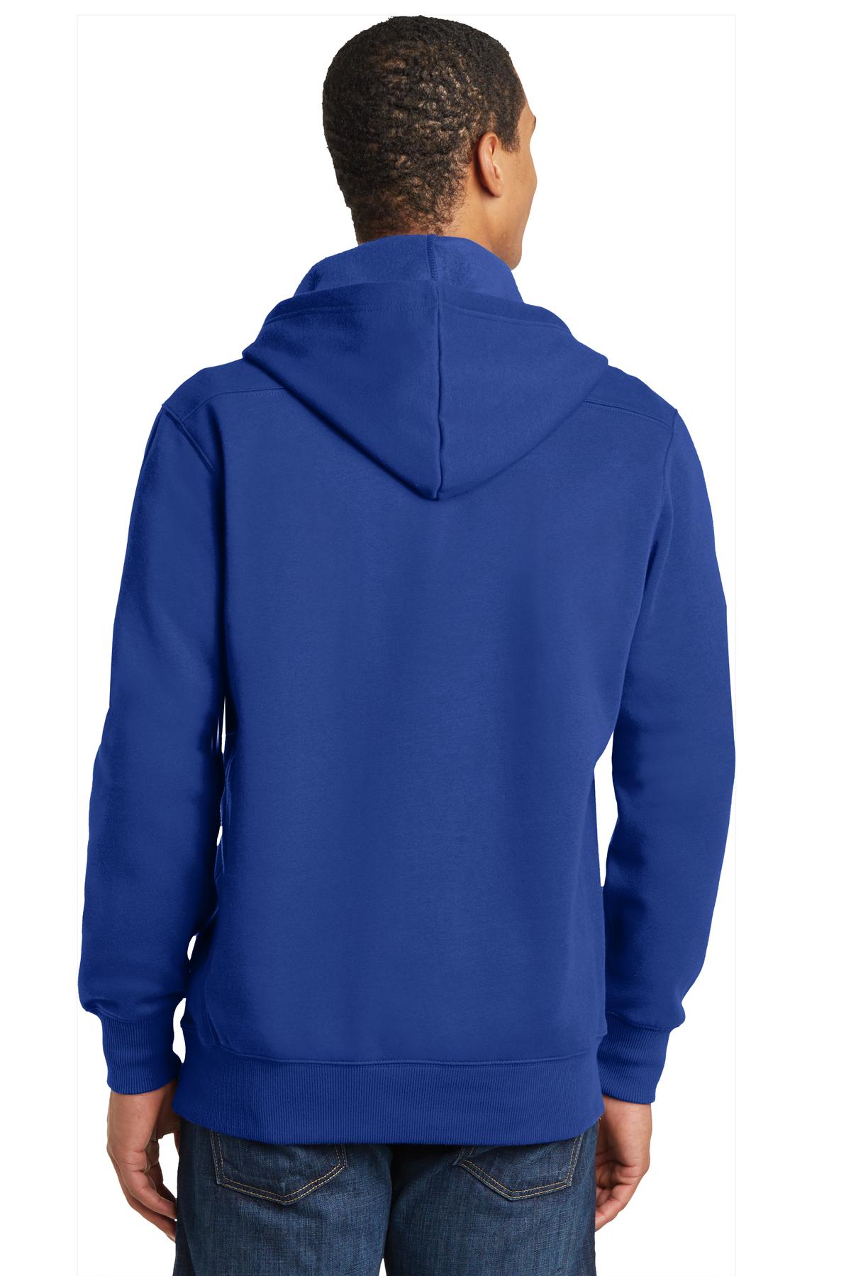 Custom Embroidered Sport-Tek Lace Up Pullover Hooded Sweatshirt. ST271,True Royal