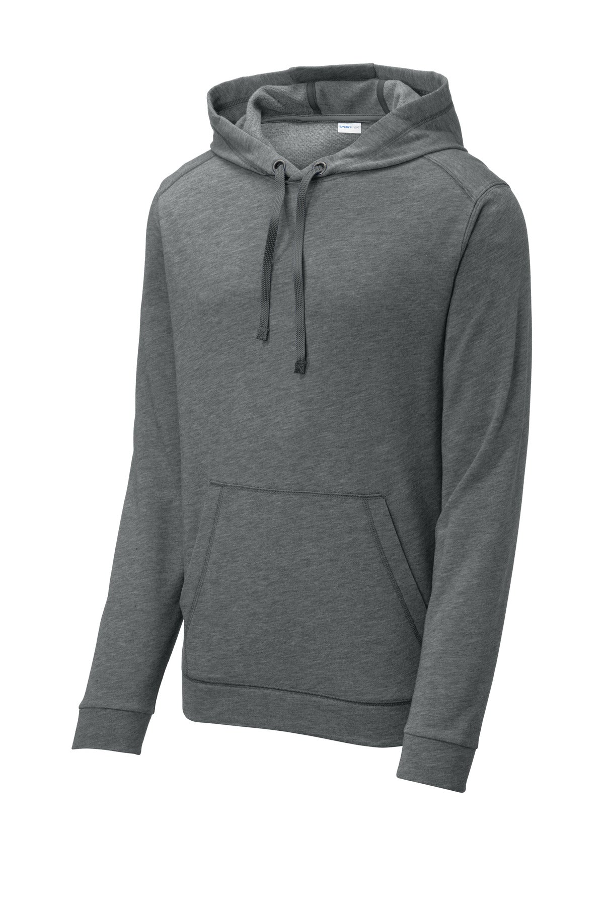 Sport-Tek PosiCharge Tri-Blend Wicking Fleece Hooded Pullover. ST296