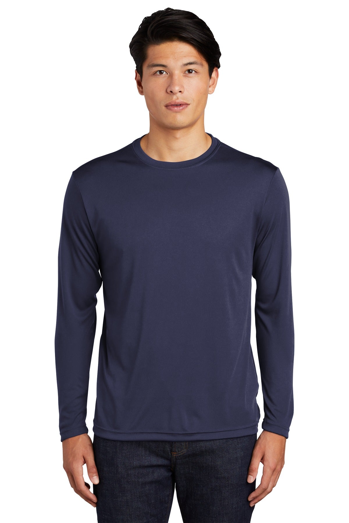 Sport-Tek Long Sleeve PosiCharge Competitor Tee. ST350LS True Navy