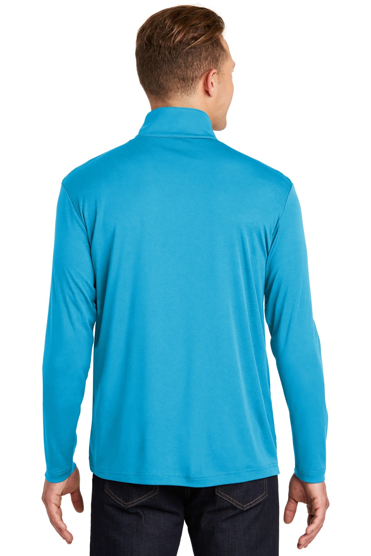 Custom Embroidered Sport-Tek PosiCharge Competitor 1/4-Zip Pullover. ST357,Atomic Blue