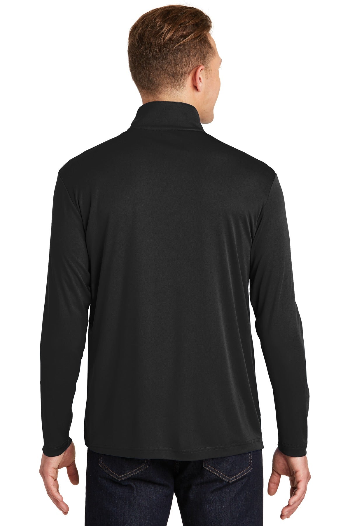 Custom Embroidered Sport-Tek PosiCharge Competitor 1/4-Zip Pullover. ST357,Black