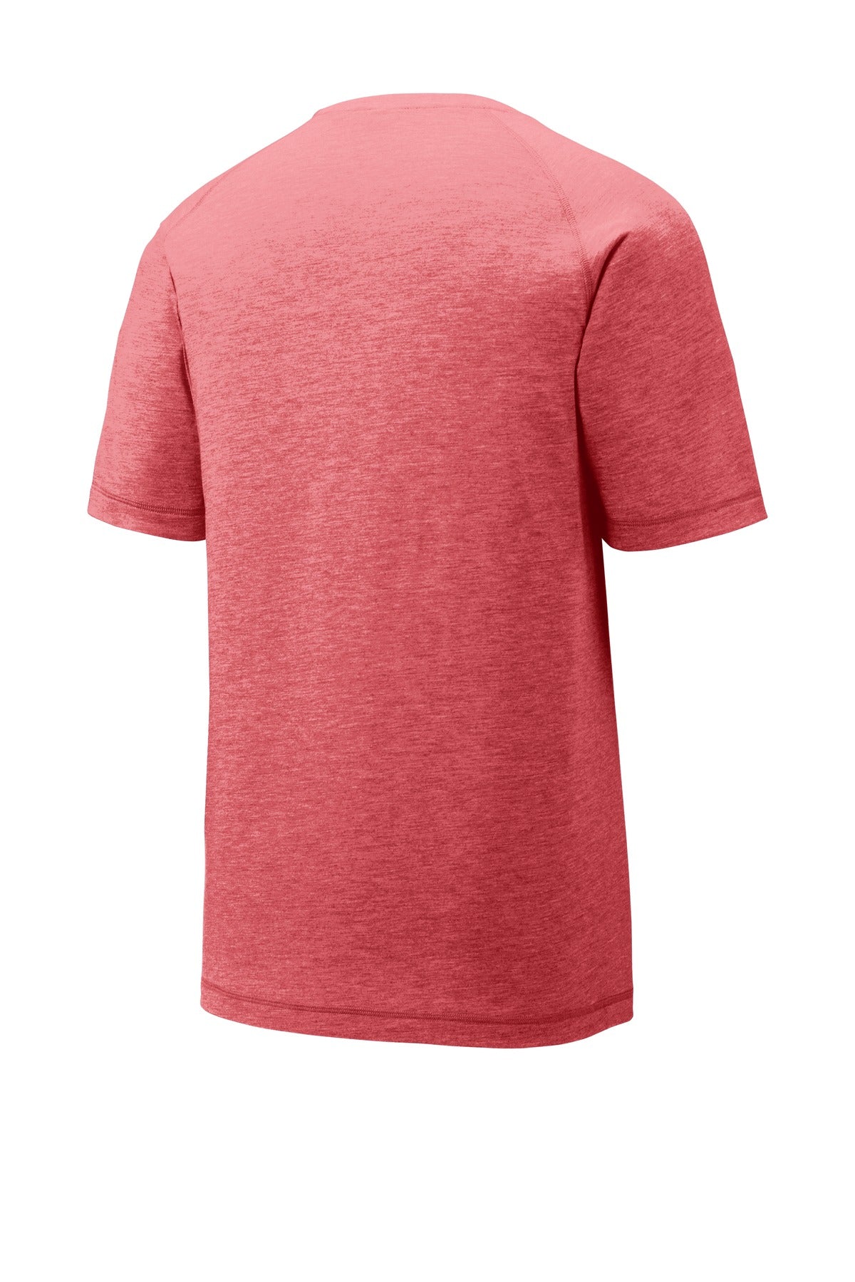 Sport-Tek PosiCharge Tri-Blend Wicking Raglan Tee. ST400 True Red Heather