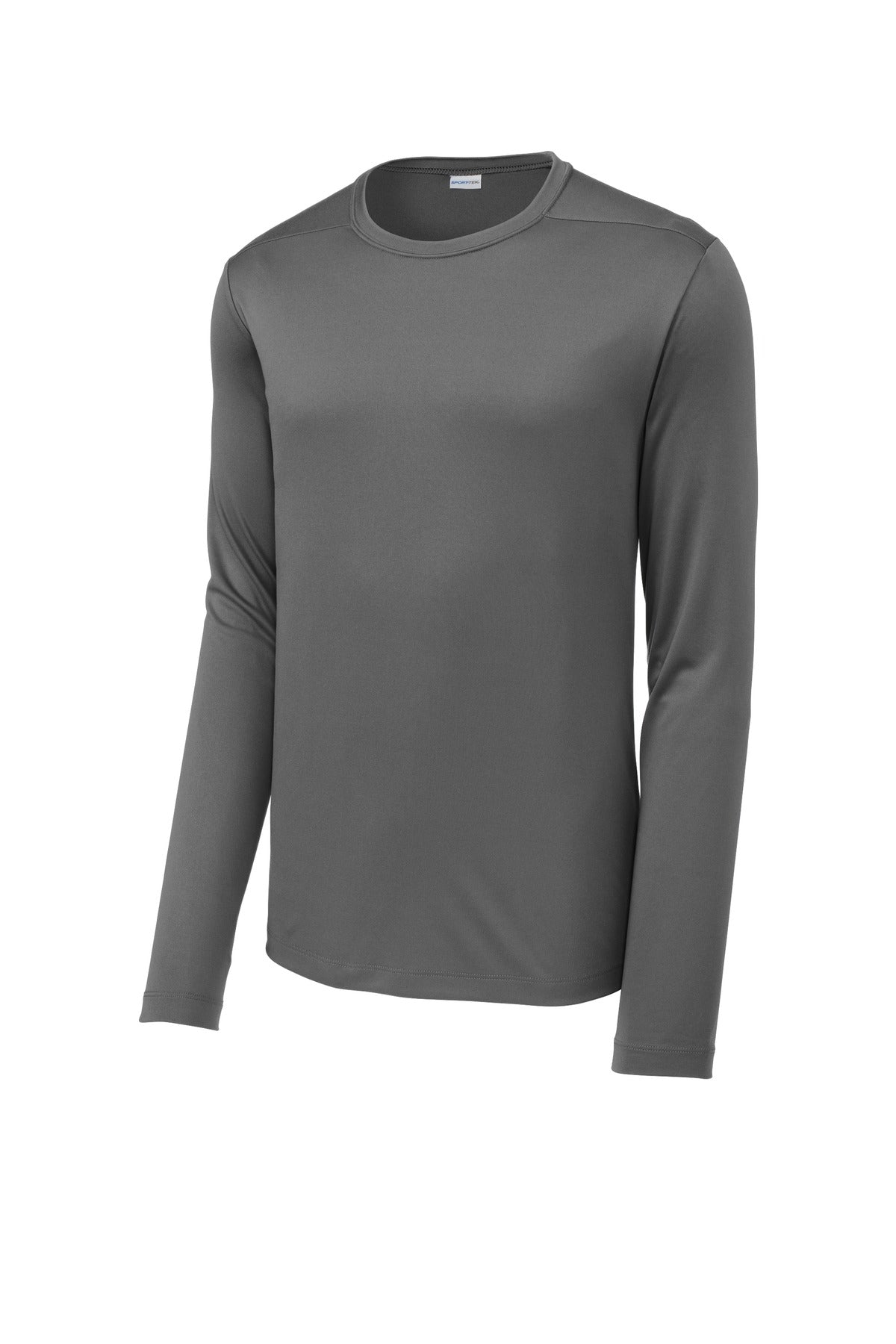 Sport-Tek Posi-UV Pro Long Sleeve Tee. ST420LS Dark Smoke Grey