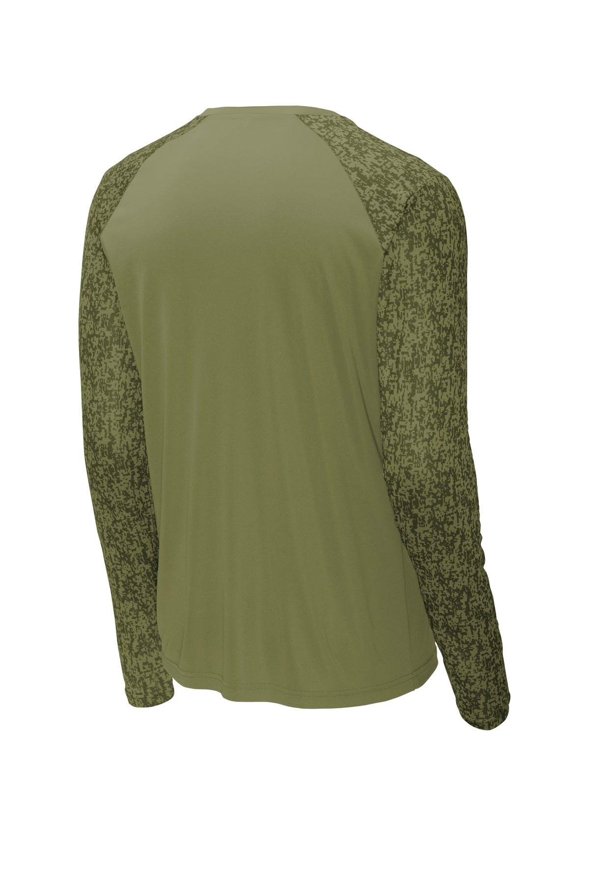 Sport-Tek Long Sleeve Digi Camo Tee. ST460LS