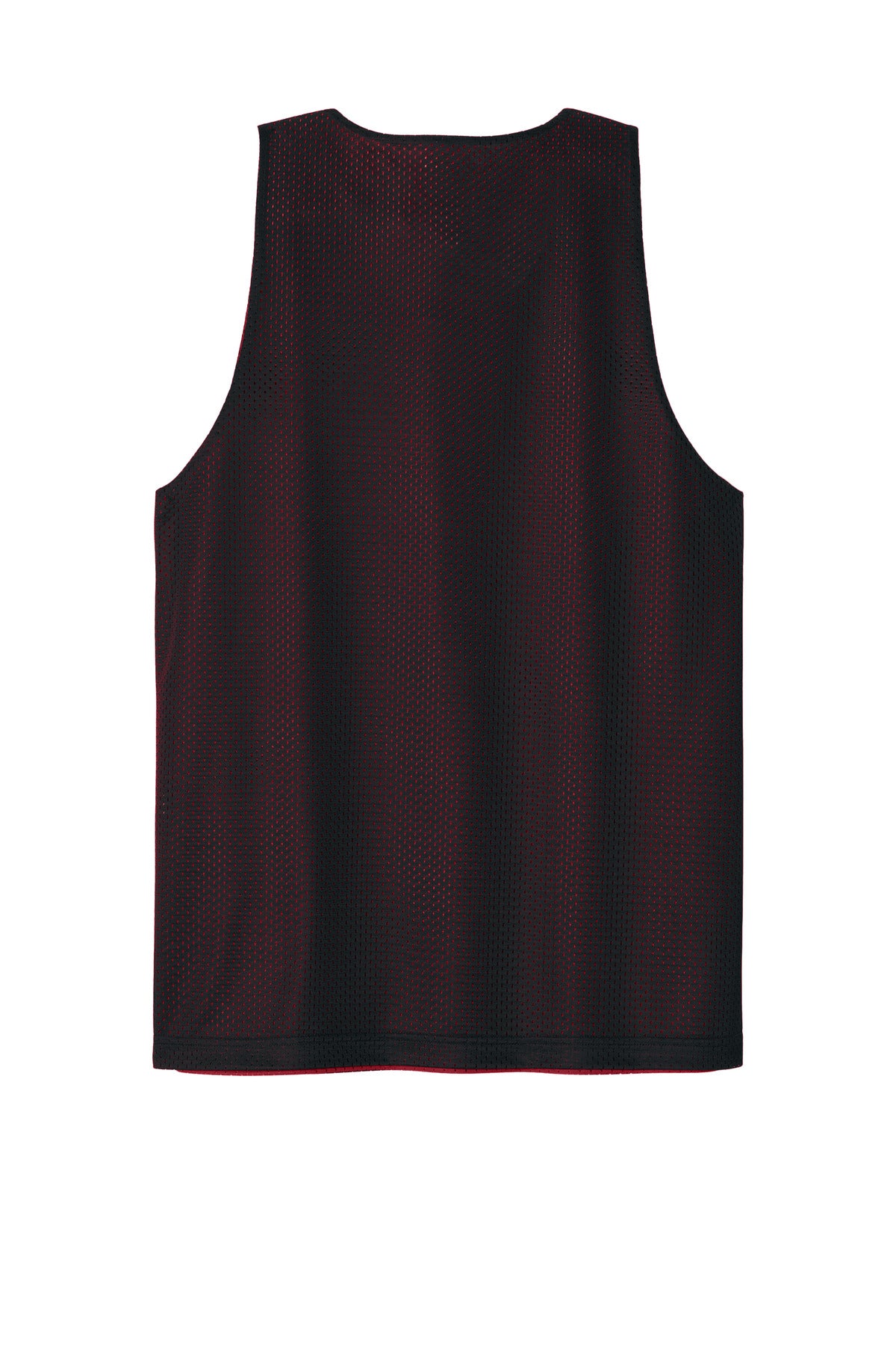 Sport-Tek PosiCharge Reversible Mesh Tank ST5000 Black/ Deep Red