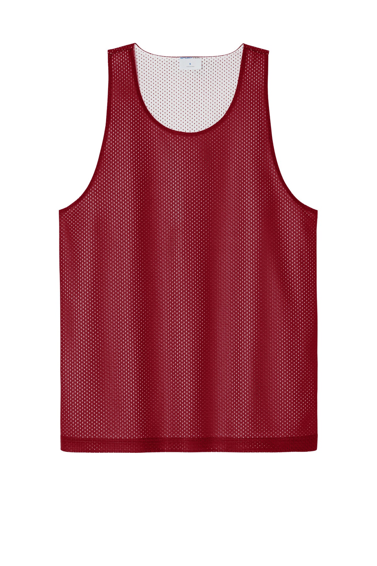 Sport-Tek PosiCharge Reversible Mesh Tank ST5000 Deep Red/ White