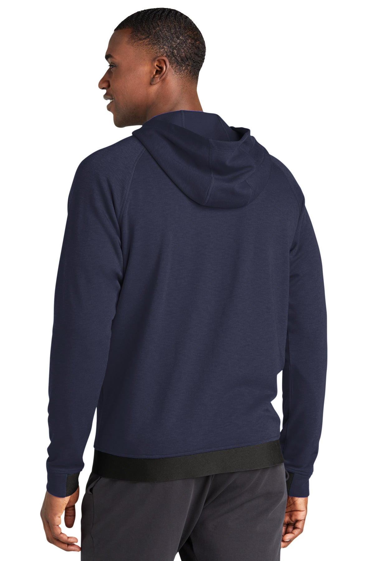 Custom Embroidered Sport-Tek PosiCharge Strive Hooded Full-Zip ST570,True Navy
