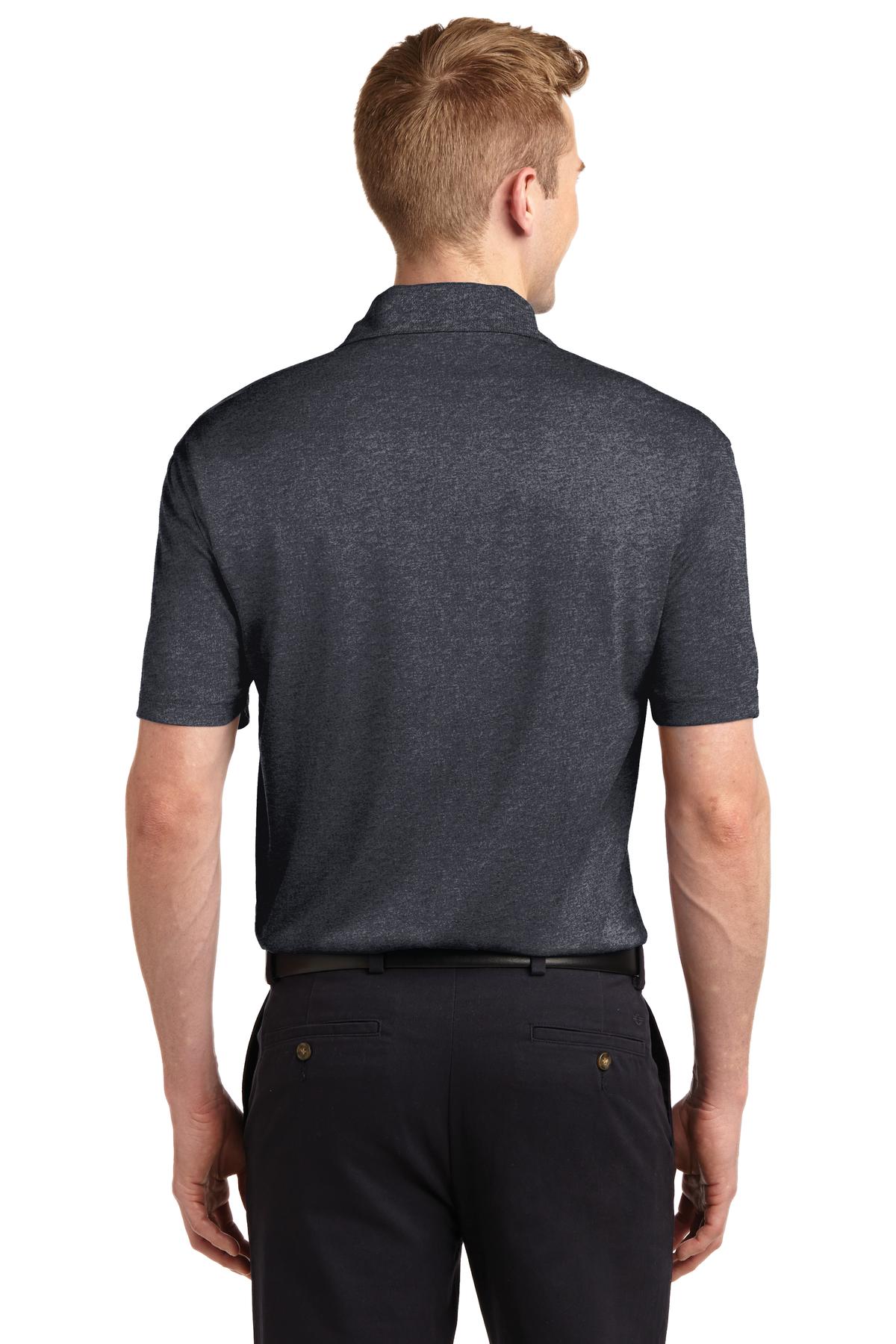 Custom Embroidered Sport-Tek Heather Contender Polo. ST660,Graphite Heather