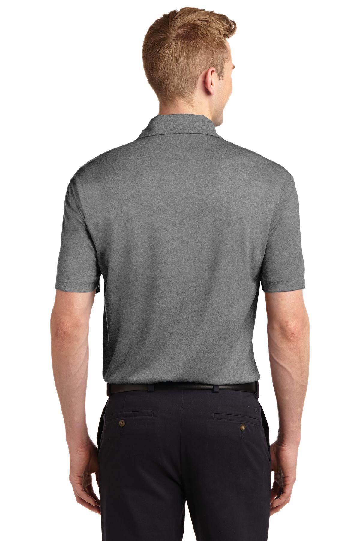 Custom Embroidered Sport-Tek Heather Contender Polo. ST660,Vintage Heather