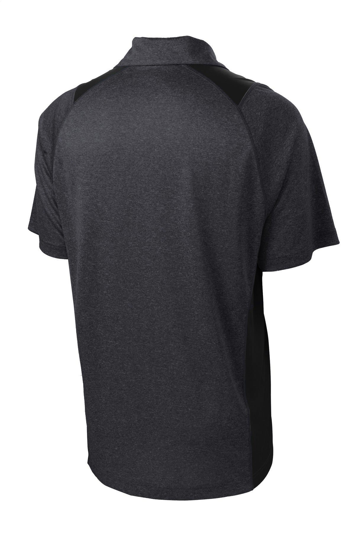Sport-Tek Heather Colorblock Contender Polo. ST665