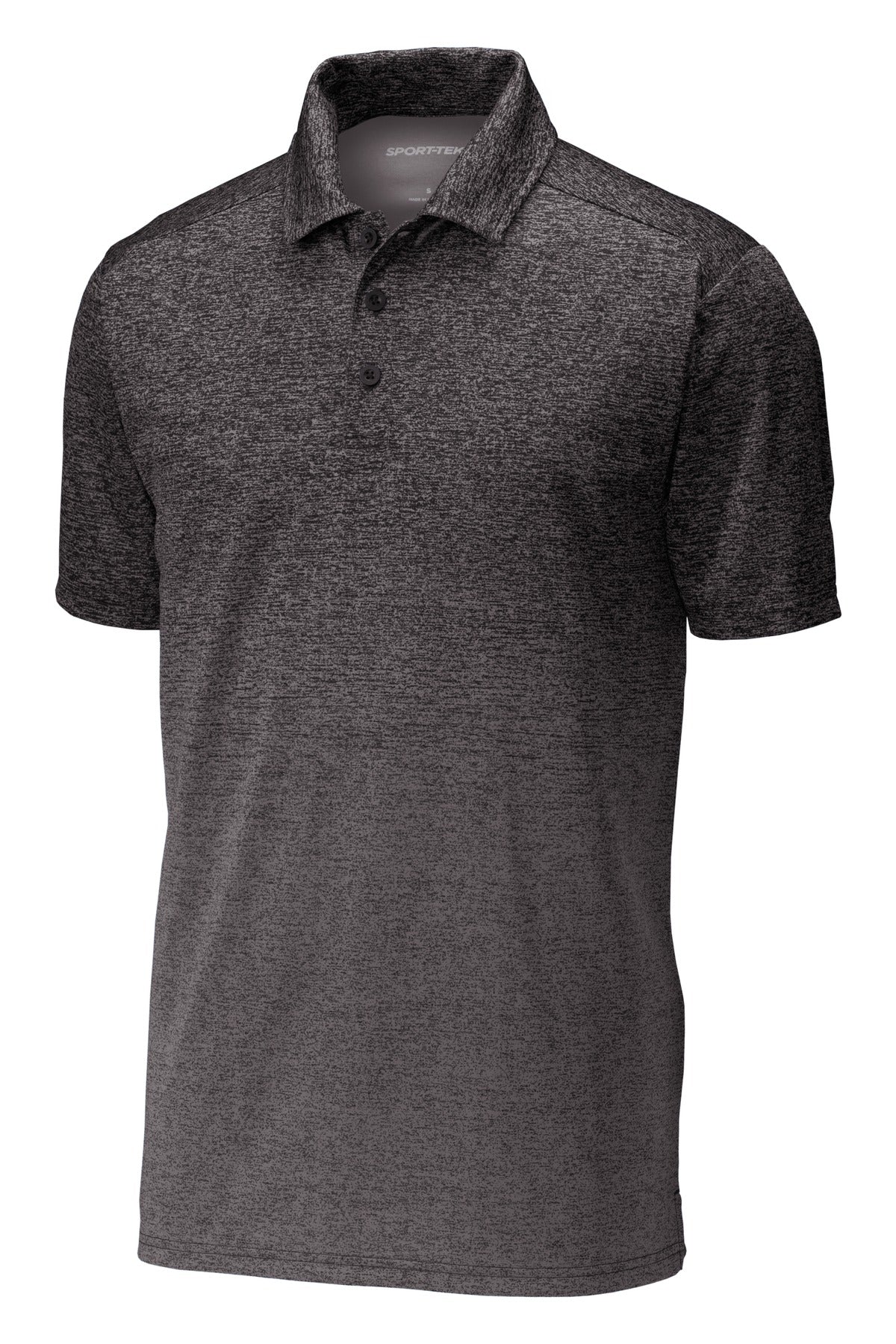 Sport-Tek Ombre Heather Polo. ST671