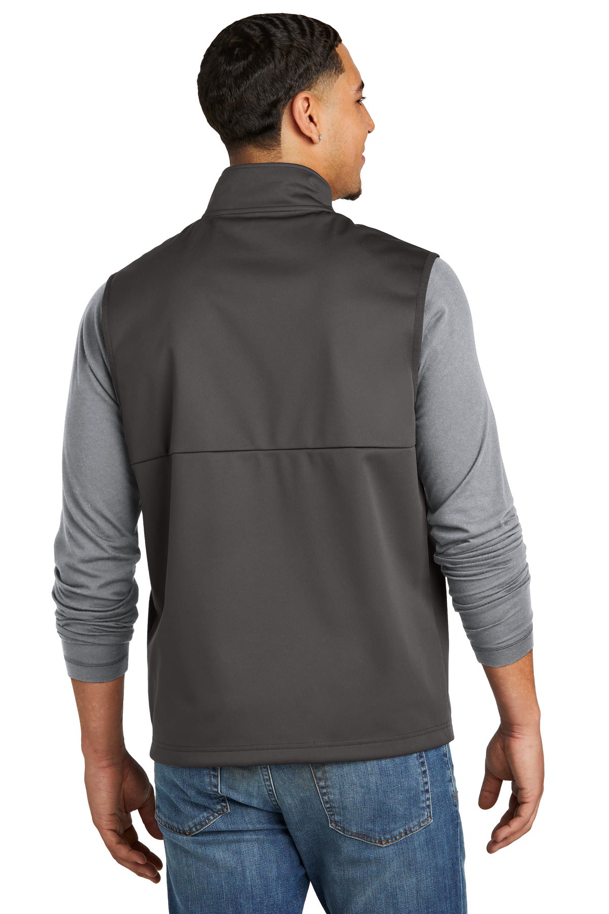 Custom Embroidered Sport-Tek Soft Shell Vest ST981,Graphite