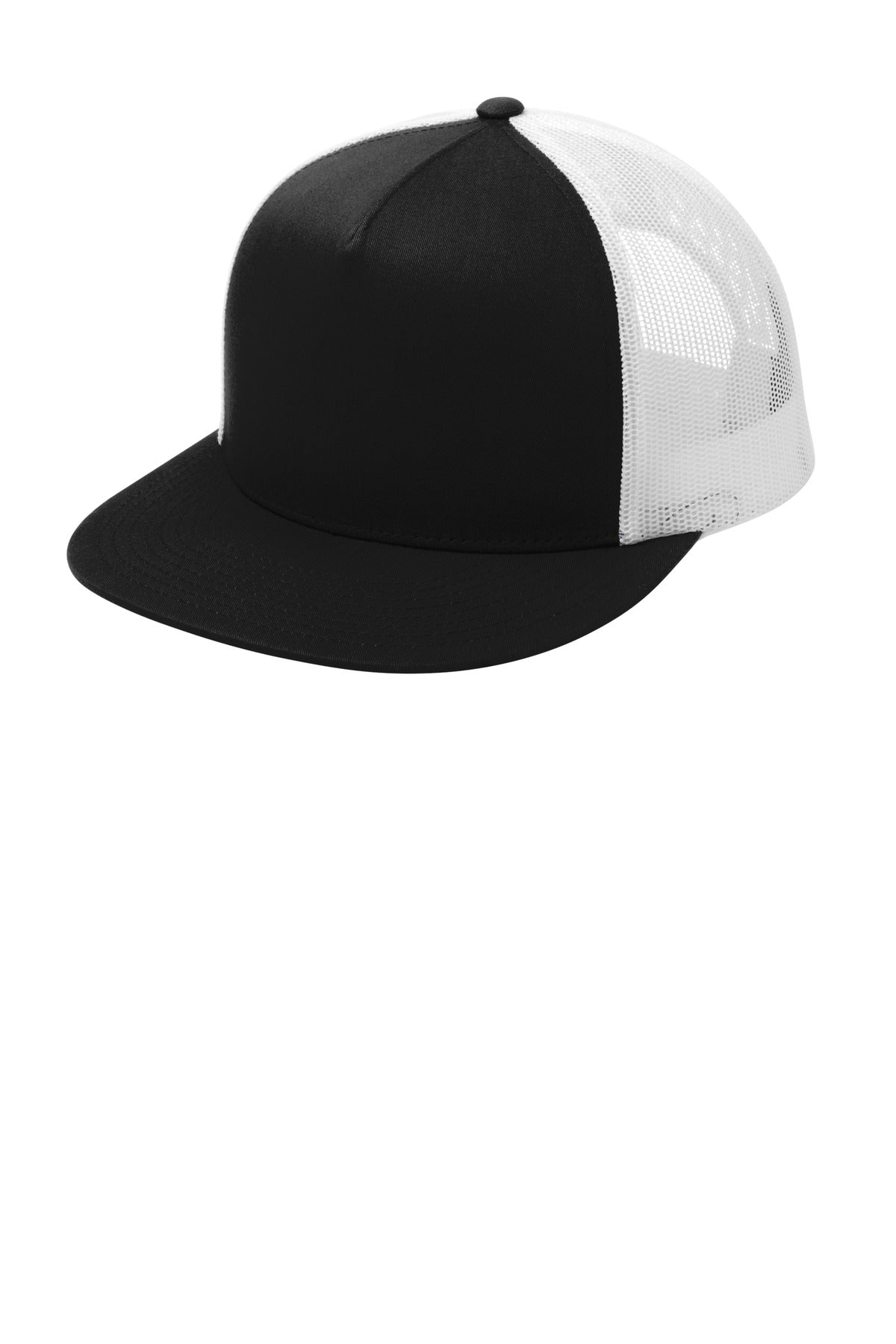 Sport-Tek YP Classics 5-Panel Classic Trucker Mesh Back Cap. STC38