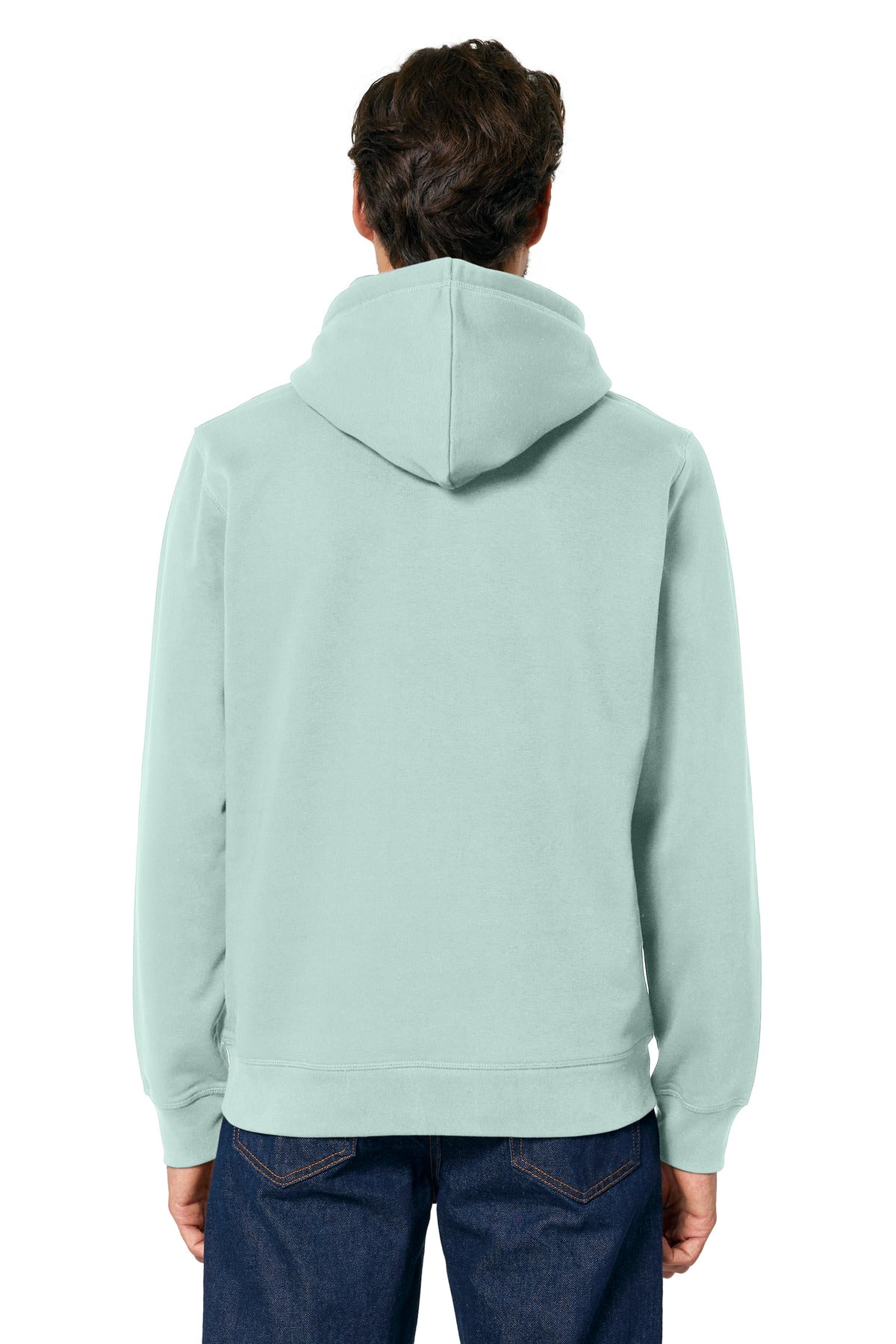 Custom Embroidered Stanley/Stella Unisex Drummer 2.0 Hooded Sweatshirt SXU009,Caribbean Blue