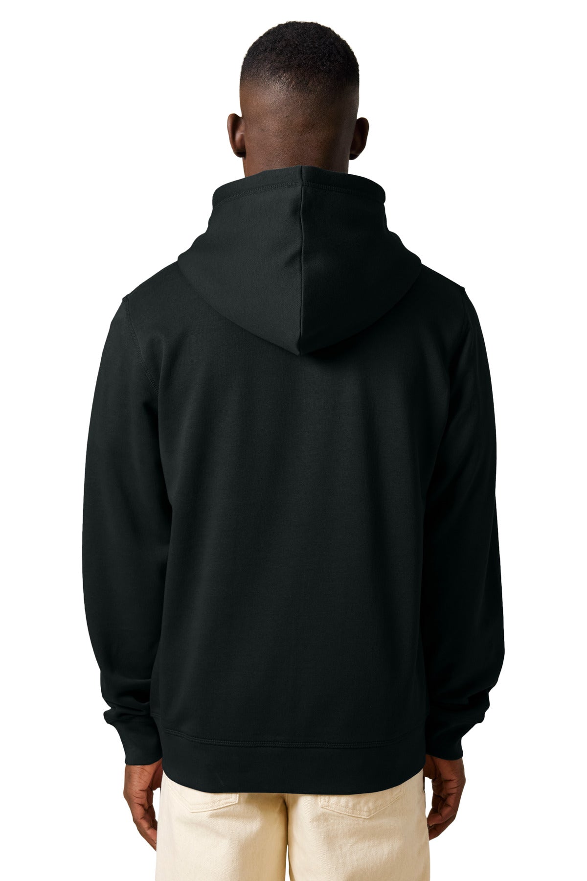 Custom Embroidered Stanley/Stella Unisex Mixer Full-Zip Hooded Sweatshirt SXU011,Black