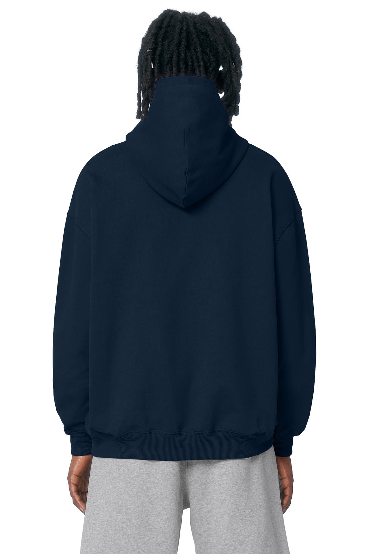 Custom Embroidered Stanley/Stella Unisex Cooper Dry Hooded Sweatshirt SXU028,French Navy