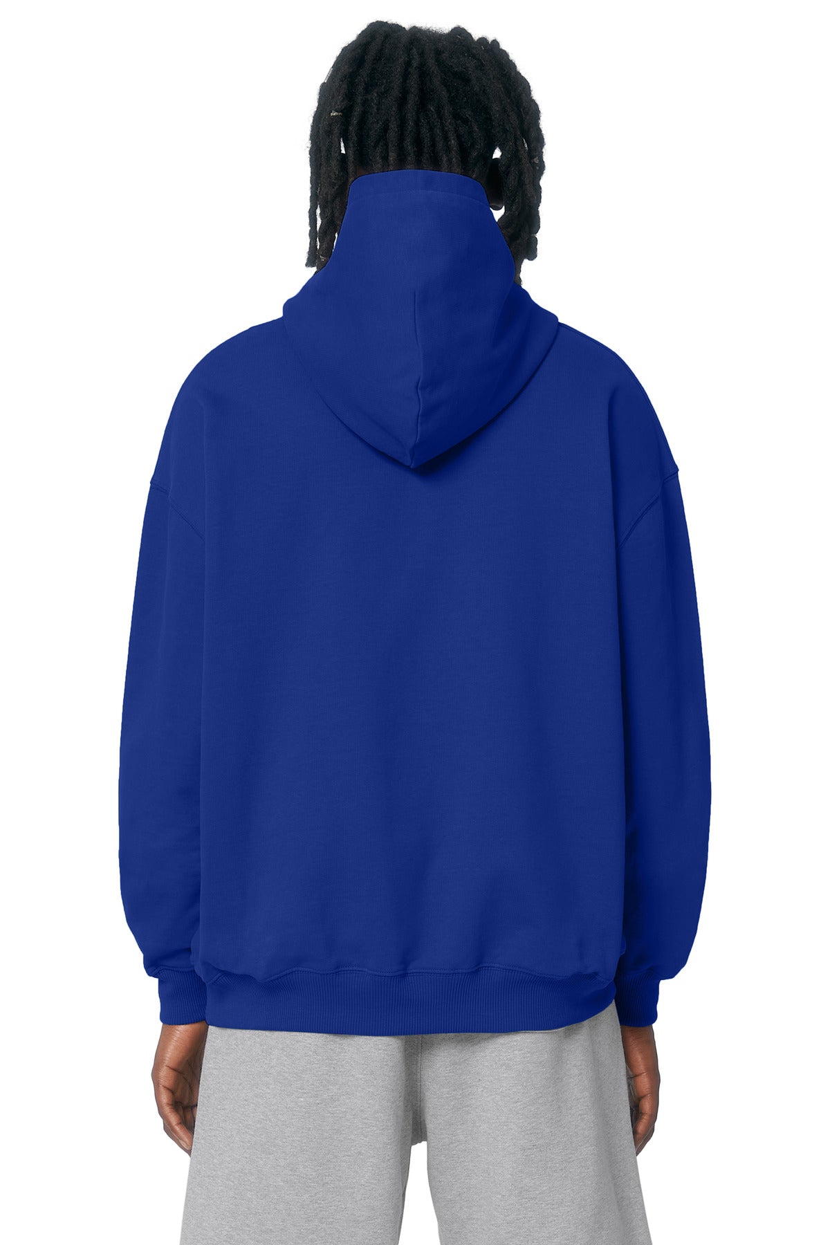 Custom Embroidered Stanley/Stella Unisex Cooper Dry Hooded Sweatshirt SXU028,Worker Blue