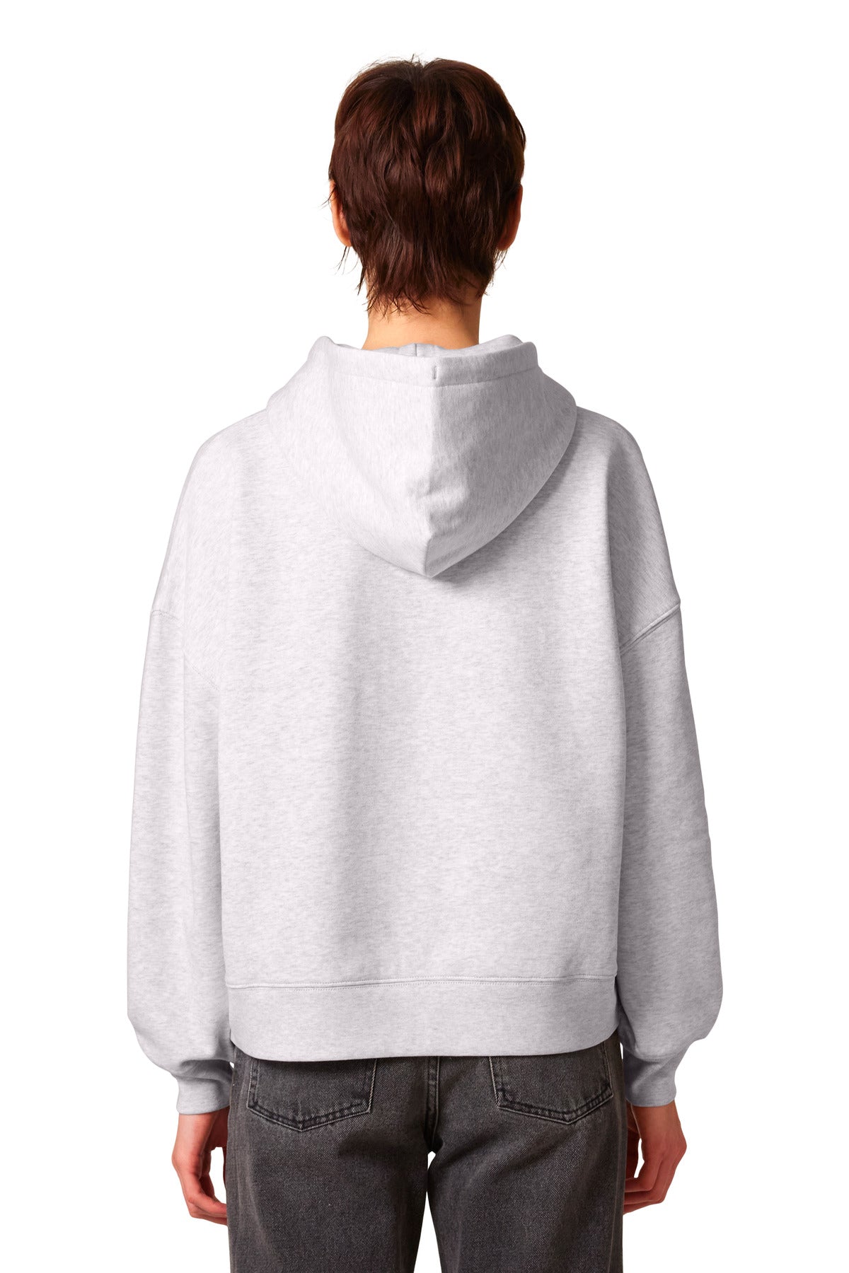 Custom Embroidered Stanley/Stella Women's Stella Nora Hooded Sweatshirt SXW035,Cool Heather Grey