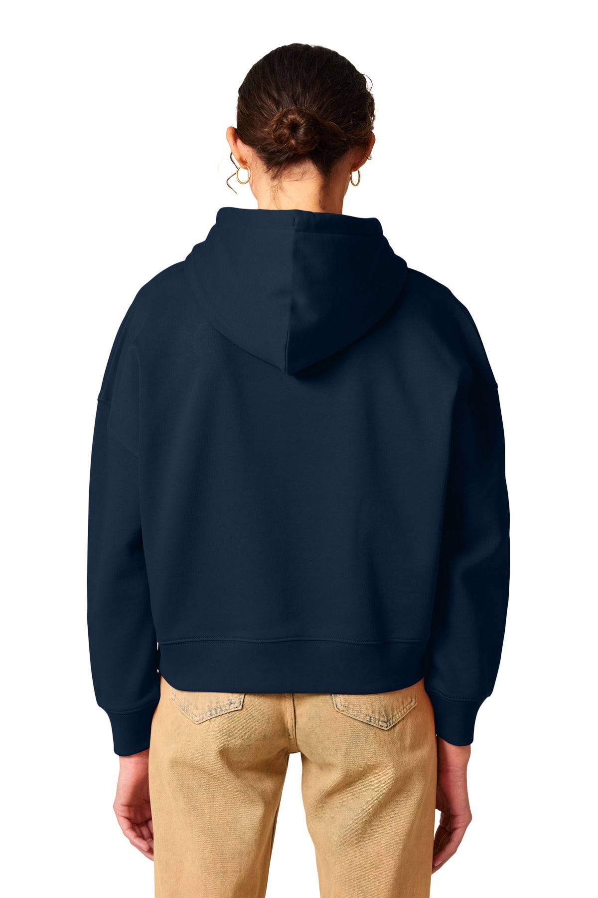Custom Embroidered Stanley/Stella Women's Stella Nora Hooded Sweatshirt SXW035,French Navy