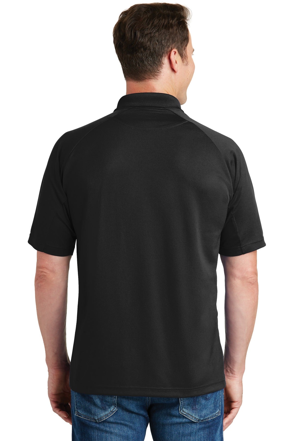 Custom Embroidered Sport-Tek Dri-Mesh Pro Polo. T474,Black