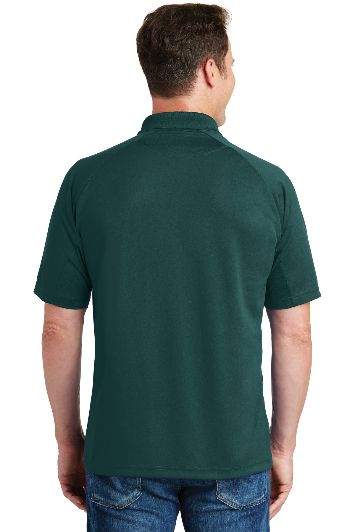 Custom Embroidered Sport-Tek Dri-Mesh Pro Polo. T474,Dark Green