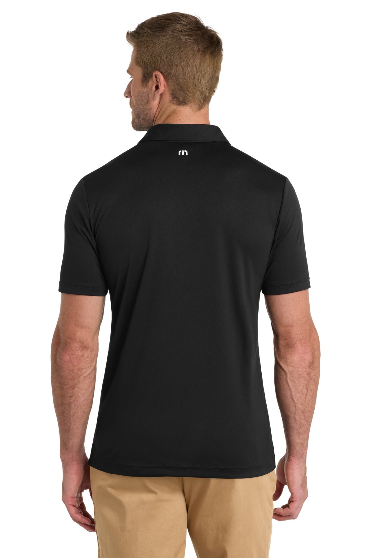 Custom Embroidered TravisMathew Coto Performance Polo. TM1MU410,Black