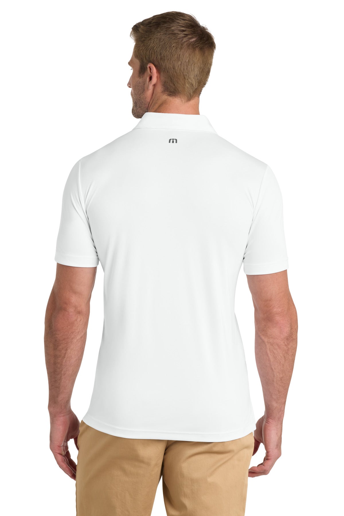 Custom Embroidered TravisMathew Coto Performance Polo. TM1MU410,White
