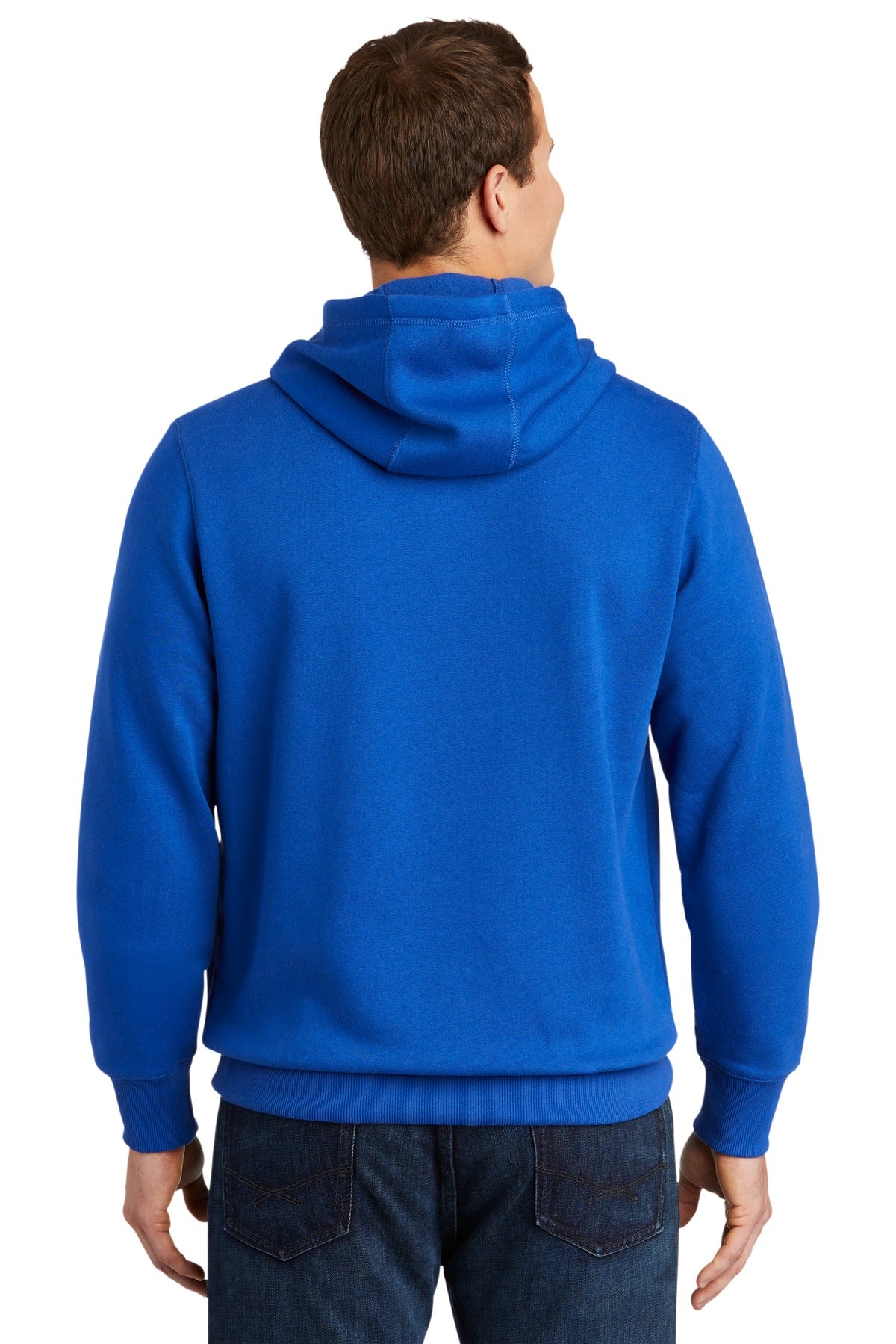 Custom Embroidered Sport-Tek Tall Pullover Hooded Sweatshirt. TST254,True Royal