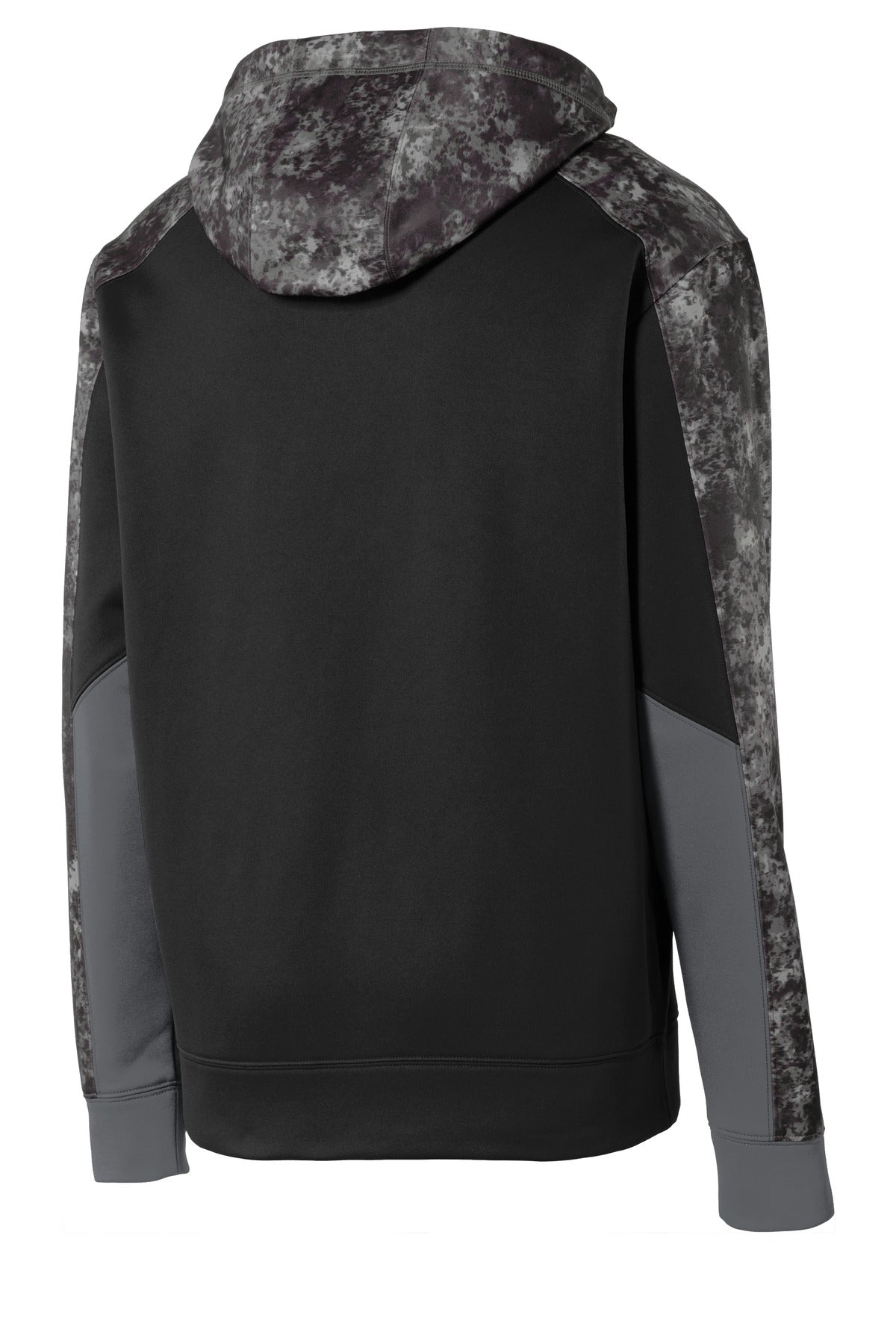 Sport-Tek Youth Sport-Wick Mineral Freeze Fleece Colorblock Hooded Pullover. YST231