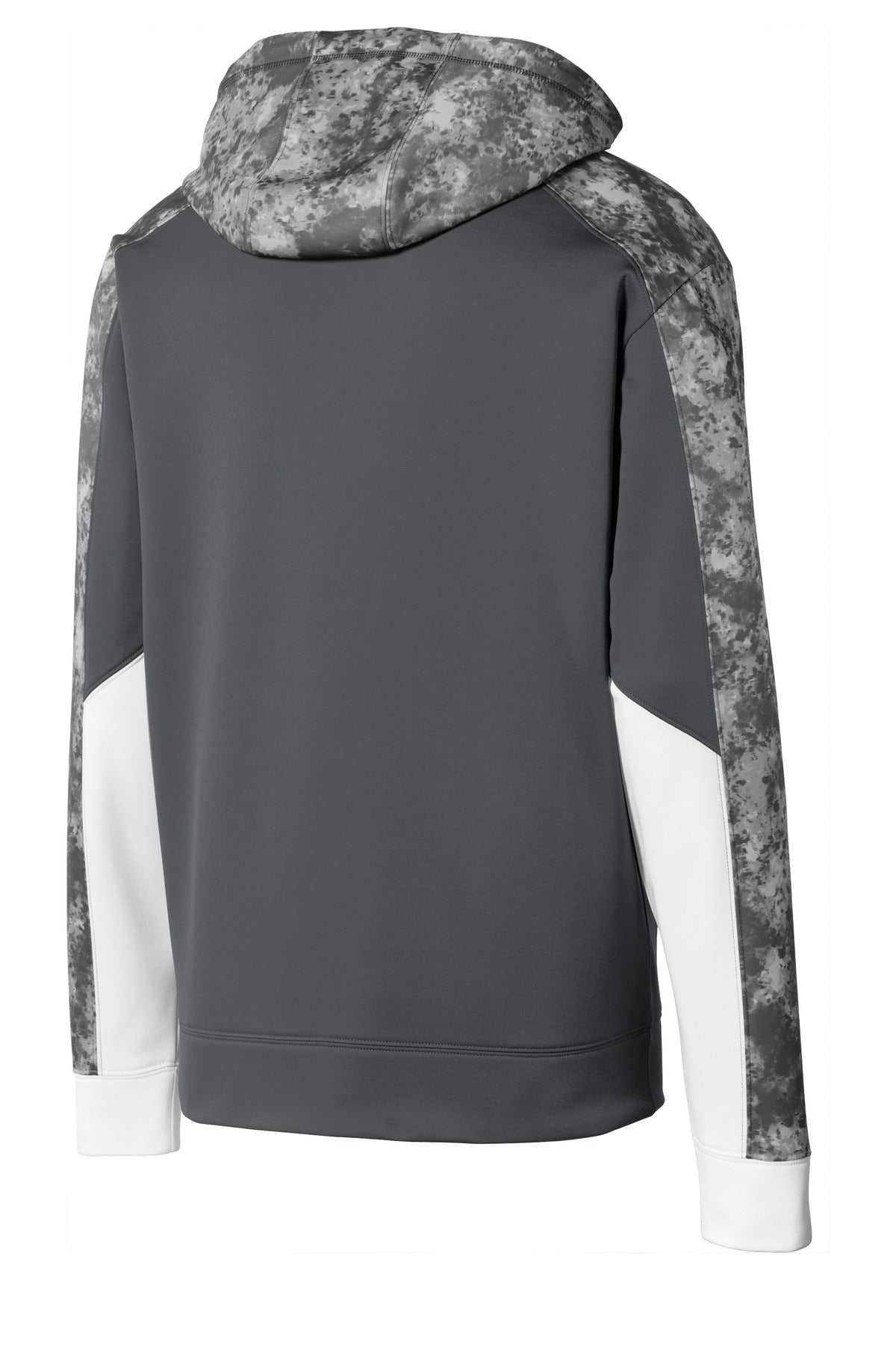 Sport-Tek Youth Sport-Wick Mineral Freeze Fleece Colorblock Hooded Pullover. YST231