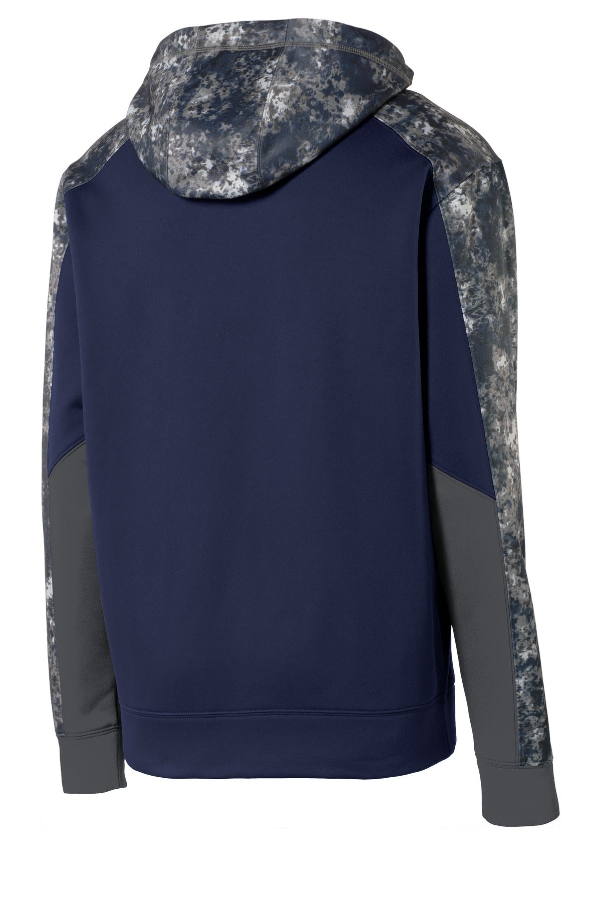 Sport-Tek Youth Sport-Wick Mineral Freeze Fleece Colorblock Hooded Pullover. YST231