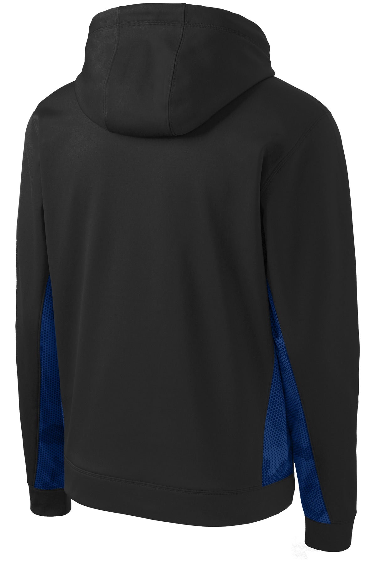 Sport-Tek Youth Sport-Wick CamoHex Fleece Colorblock Hooded Pullover. YST239