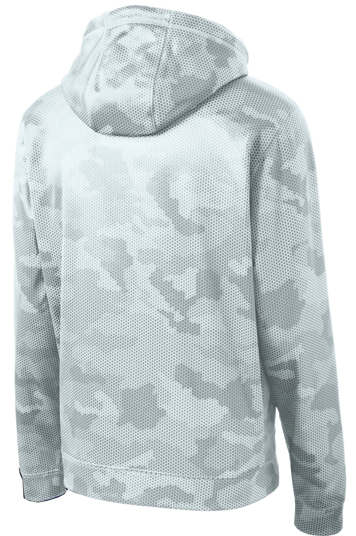 Sport-Tek Youth Sport-Wick CamoHex Fleece Hooded Pullover. YST240