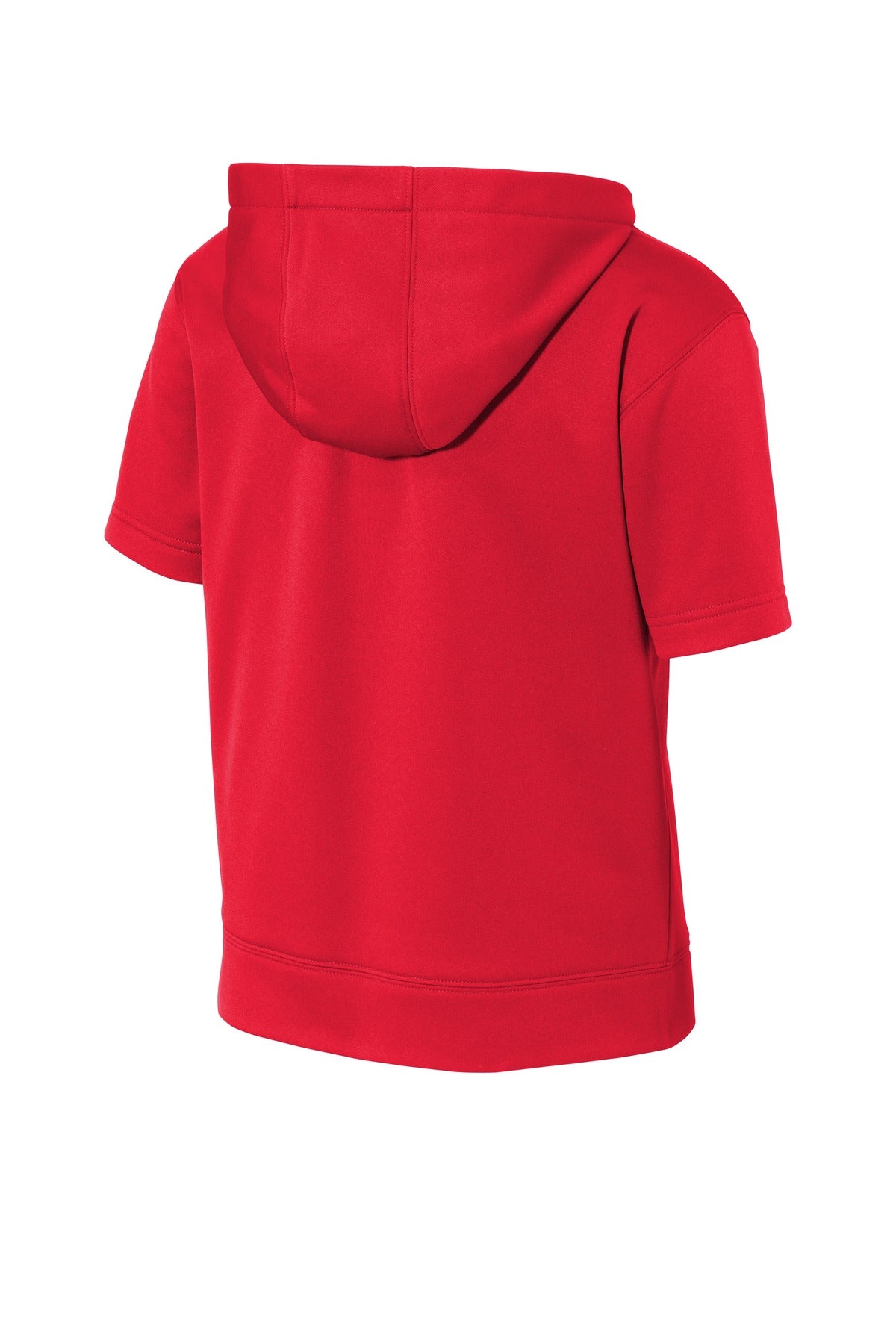 Sport-Tek Youth Sport-Wick Fleece Short Sleeve Hooded Pullover. YST251