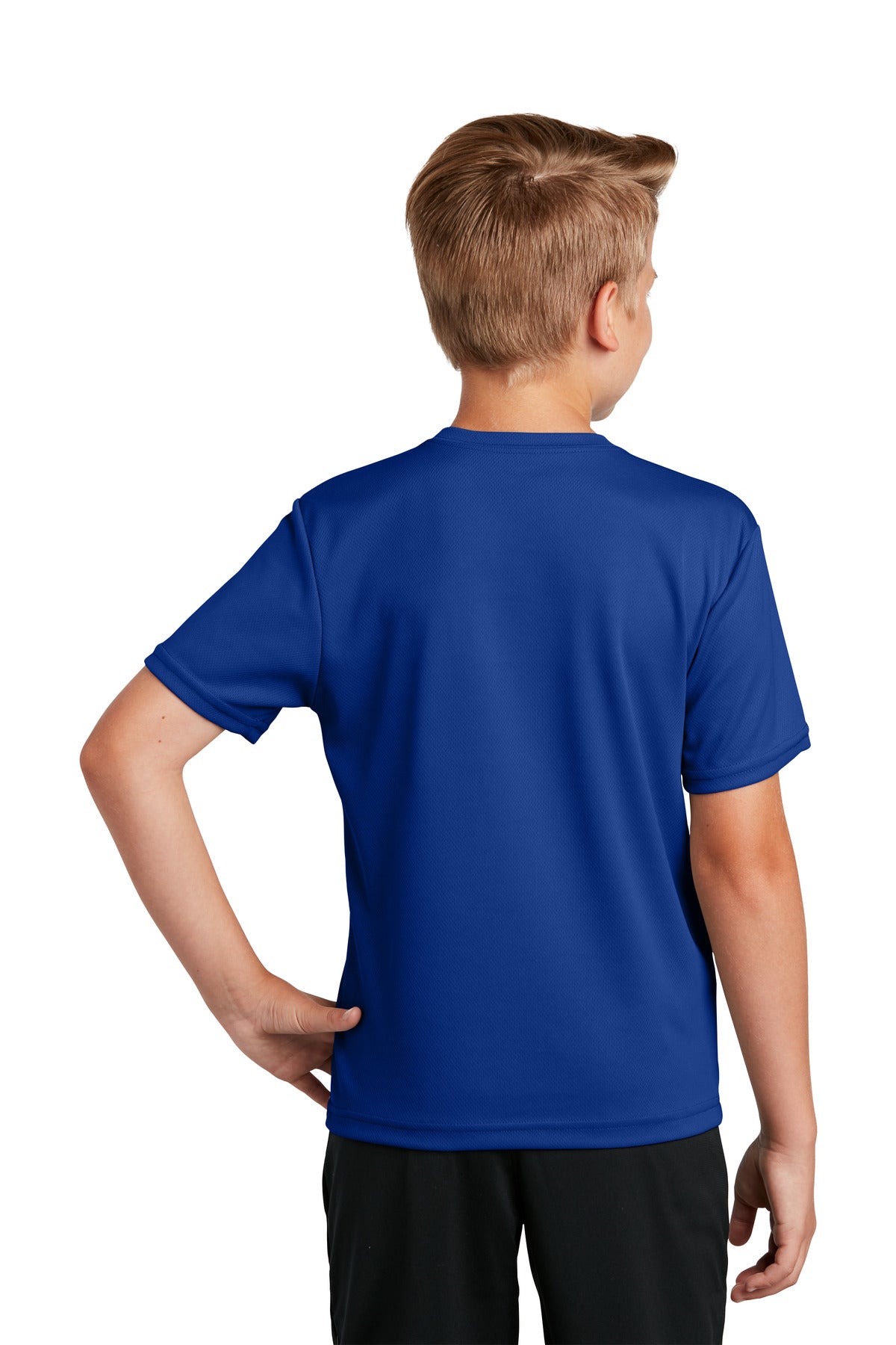 Custom Embroidered Sport-Tek Youth PosiCharge RacerMesh Tee. YST340,True Royal